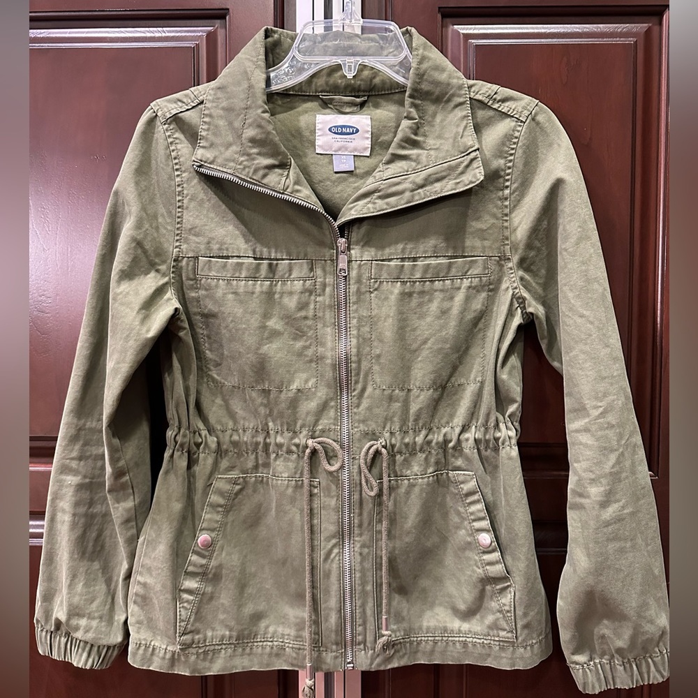 Old Navy olive green jacket (xs)